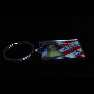 Let freedom ring key chain